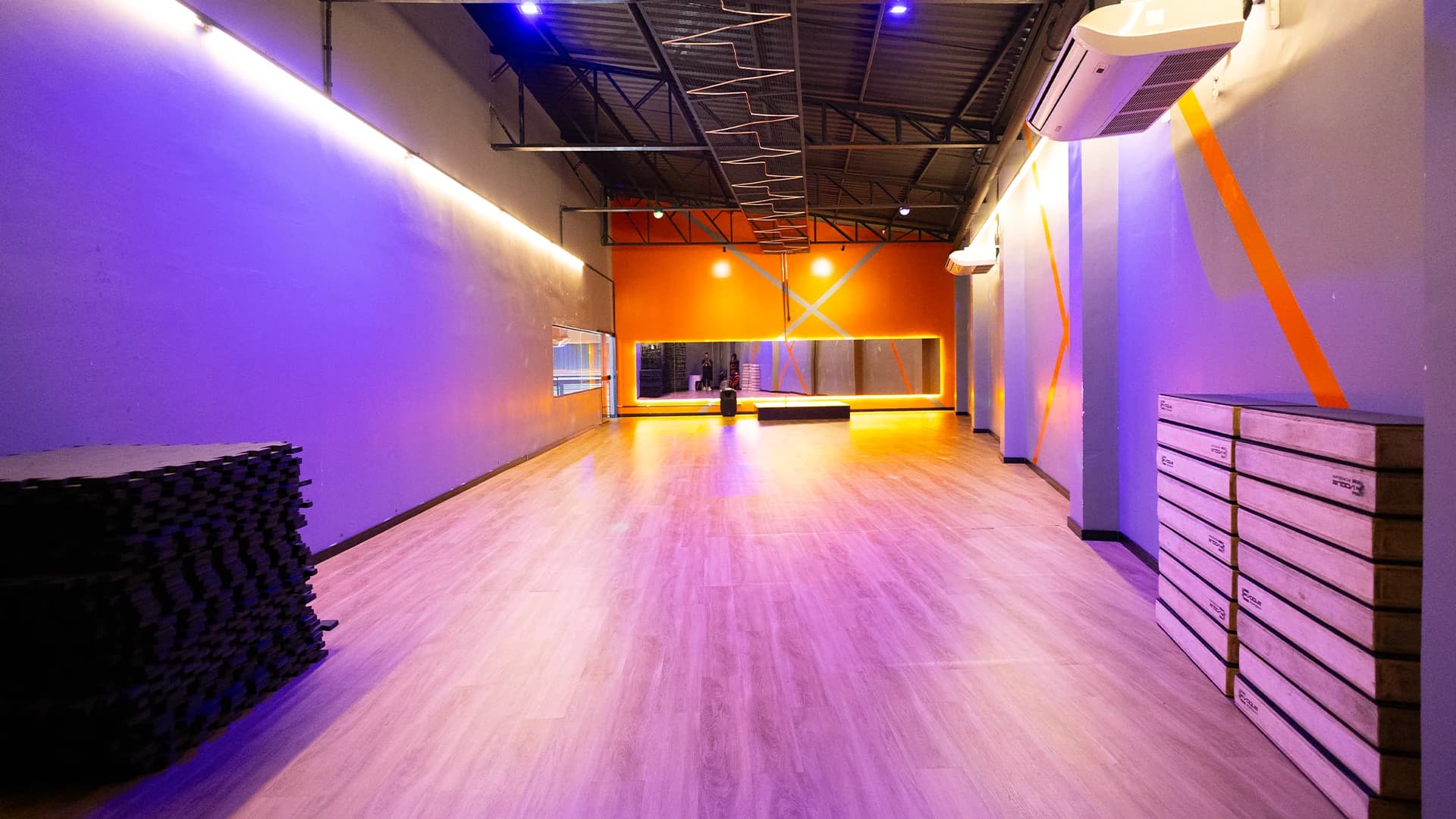 Ambiente interno da Evoque Sacomã