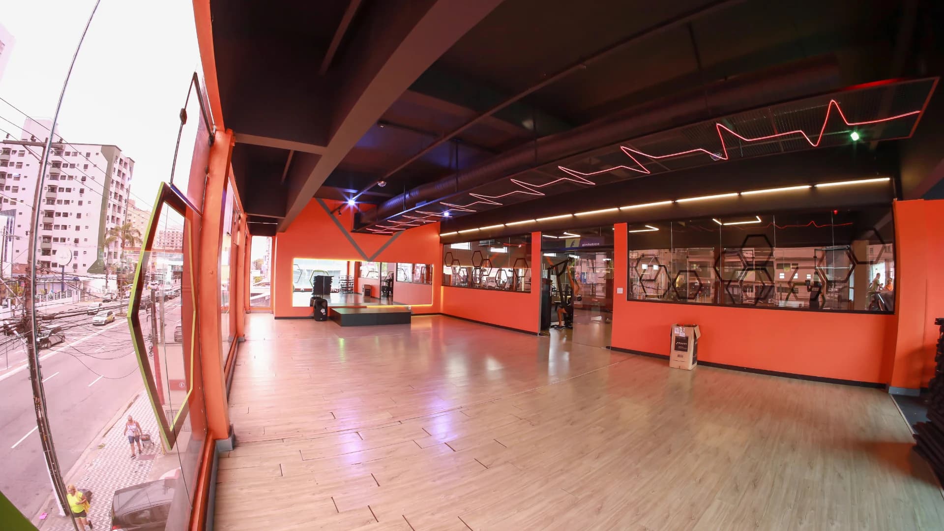 Ambiente interno da Evoque São Vicente